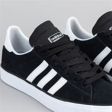 adidas originals damen campus vulc skate schuhe schwarz weiß|Women .